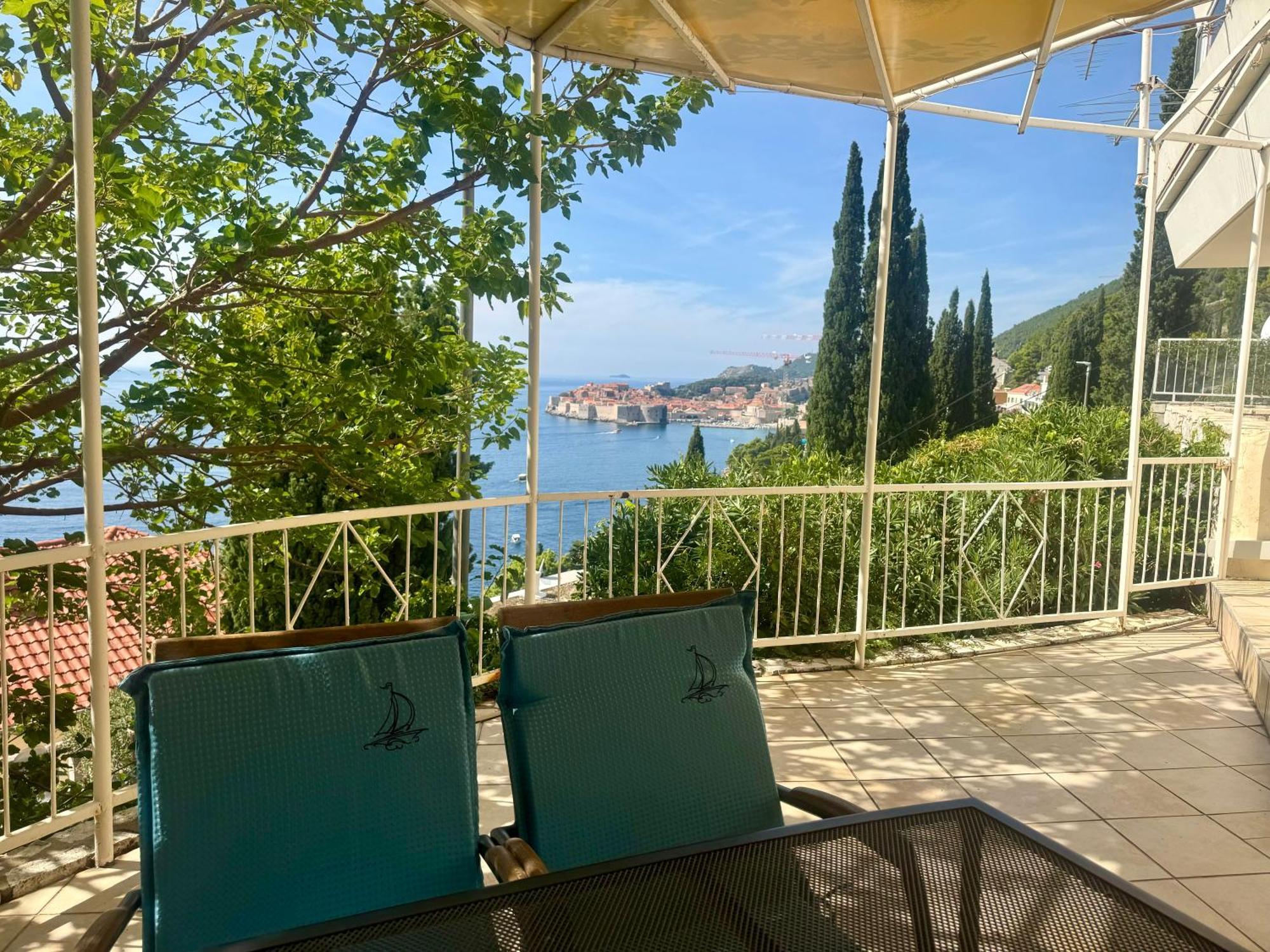 Perfect Sea View Terrace Apartment Zlatni Potok Dubrovník Exteriér fotografie